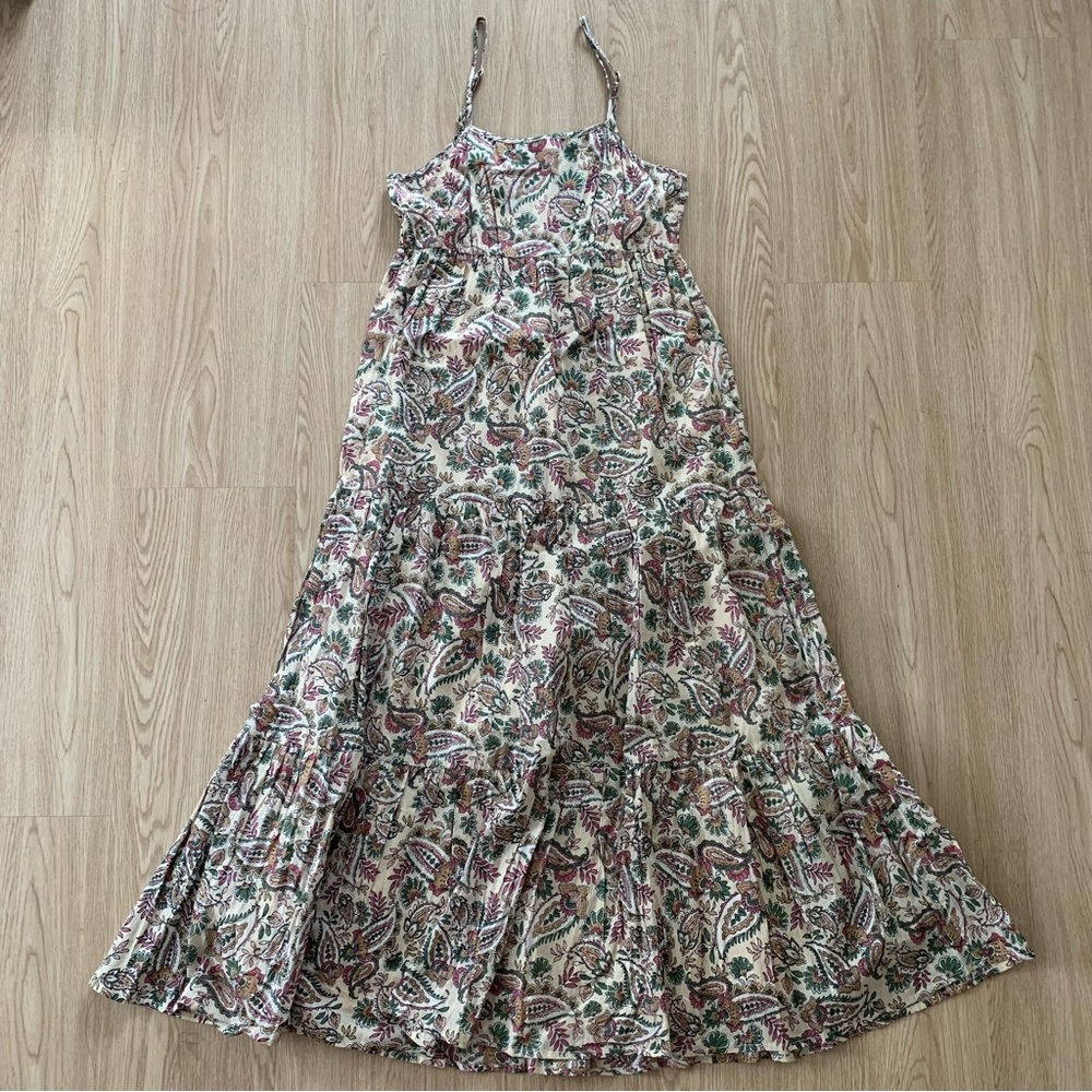 Patrons of peace paisley boho midi dress nwot - Picture 4 of 6